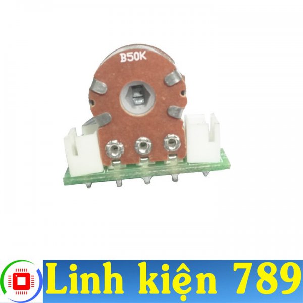 Chiết áp đôi 50K kèm jack cắm 3 chân